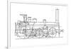 Crompton's Steam Locomotive-Mark Sykes-Framed Photographic Print
