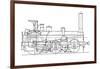 Crompton's Steam Locomotive-Mark Sykes-Framed Photographic Print