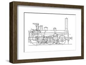 Crompton's Steam Locomotive-Mark Sykes-Framed Photographic Print