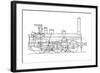 Crompton's Steam Locomotive-Mark Sykes-Framed Photographic Print