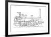 Crompton's Steam Locomotive-Mark Sykes-Framed Photographic Print