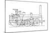 Crompton's Steam Locomotive-Mark Sykes-Mounted Photographic Print