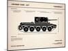 Cromwell A27 Tank-Mark Rogan-Mounted Art Print