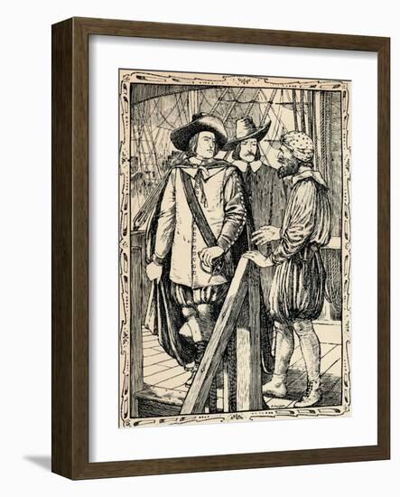 Cromwell and Hampden, 1902-Patten Wilson-Framed Giclee Print