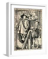 Cromwell and Hampden, 1902-Patten Wilson-Framed Giclee Print