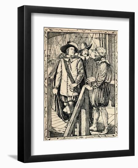 Cromwell and Hampden, 1902-Patten Wilson-Framed Giclee Print