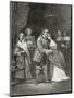 Cromwell and His Daughters, 19th Century-Ernest Hillemacher-Mounted Giclee Print