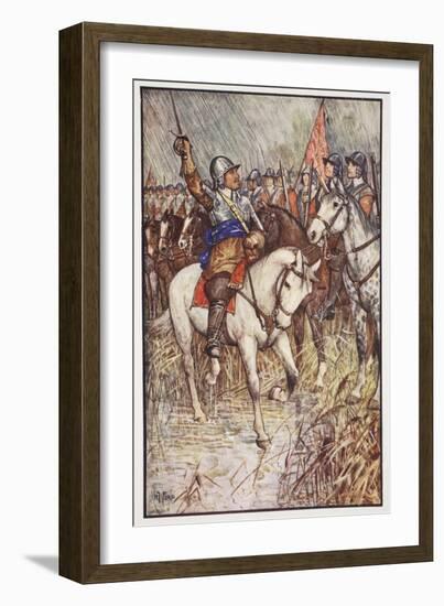 Cromwell and His Ironsides, Illustration from 'A History of England' by C.R.L. Fletcher and…-Henry Justice Ford-Framed Giclee Print