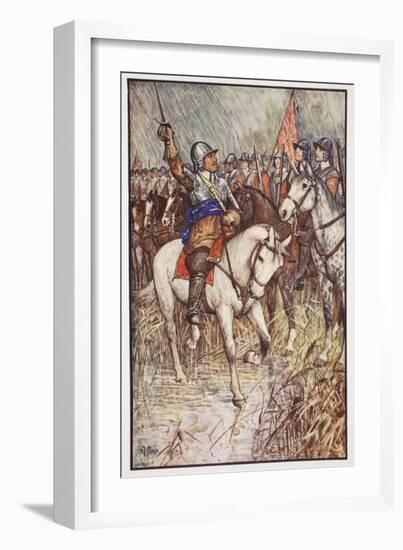 Cromwell and His Ironsides, Illustration from 'A History of England' by C.R.L. Fletcher and…-Henry Justice Ford-Framed Giclee Print