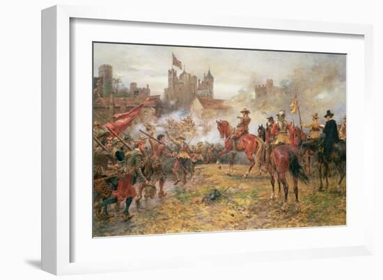 Cromwell at the Storming of Basing House, 1900-Ernest Crofts-Framed Giclee Print