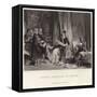 Cromwell Consulting the Lawyers-George Cattermole-Framed Stretched Canvas