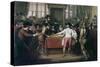 Cromwell Dissolving the Long Parliament, 1782-Benjamin West-Stretched Canvas