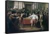 Cromwell Dissolving the Long Parliament, 1782-Benjamin West-Framed Stretched Canvas