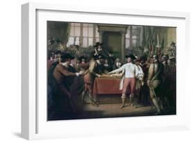 Cromwell Dissolving the Long Parliament, 1782-Benjamin West-Framed Giclee Print