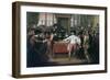 Cromwell Dissolving the Long Parliament-Benjamin West-Framed Giclee Print