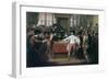 Cromwell Dissolving the Long Parliament-Benjamin West-Framed Giclee Print