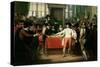 Cromwell Dissolving the Long Parliament-Benjamin West-Stretched Canvas