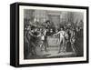 Cromwell Dissolving the Long Parliament-null-Framed Stretched Canvas