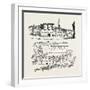 Cromwell House from Aggas's Map London-null-Framed Giclee Print