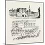 Cromwell House from Aggas's Map London-null-Mounted Giclee Print