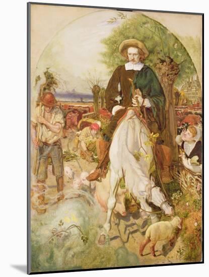 Cromwell on His Farm, 1873-4-Ford Madox Brown-Mounted Giclee Print