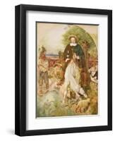 Cromwell on His Farm, 1873-4-Ford Madox Brown-Framed Giclee Print