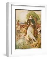 Cromwell on His Farm, 1873-4-Ford Madox Brown-Framed Giclee Print