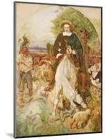 Cromwell on His Farm, 1873-4-Ford Madox Brown-Mounted Giclee Print