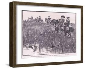 Cromwell on His Way to London after the Battle of Worcester Ad 1651-Walter Stanley Paget-Framed Giclee Print