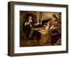 Cromwell Protector of the Vaudois, 1877 (Oil on Canvas)-Ford Madox Brown-Framed Giclee Print