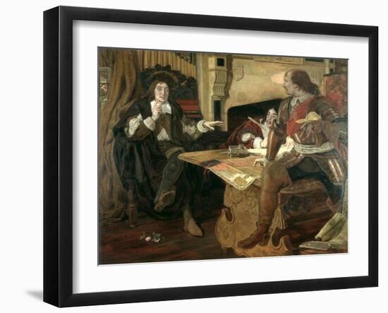 Cromwell, Protector of the Vaudois, 1877-Ford Madox Brown-Framed Giclee Print