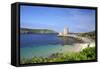 Cromwell's Castle in Summer Sunshine, Isle of Tresco, Isles of Scilly, United Kingdom, Europe-Peter Barritt-Framed Stretched Canvas