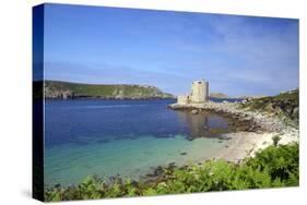 Cromwell's Castle in Summer Sunshine, Isle of Tresco, Isles of Scilly, United Kingdom, Europe-Peter Barritt-Stretched Canvas