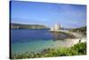 Cromwell's Castle in Summer Sunshine, Isle of Tresco, Isles of Scilly, United Kingdom, Europe-Peter Barritt-Stretched Canvas