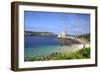 Cromwell's Castle in Summer Sunshine, Isle of Tresco, Isles of Scilly, United Kingdom, Europe-Peter Barritt-Framed Photographic Print