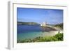 Cromwell's Castle in Summer Sunshine, Isle of Tresco, Isles of Scilly, United Kingdom, Europe-Peter Barritt-Framed Photographic Print