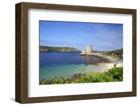 Cromwell's Castle in Summer Sunshine, Isle of Tresco, Isles of Scilly, United Kingdom, Europe-Peter Barritt-Framed Photographic Print