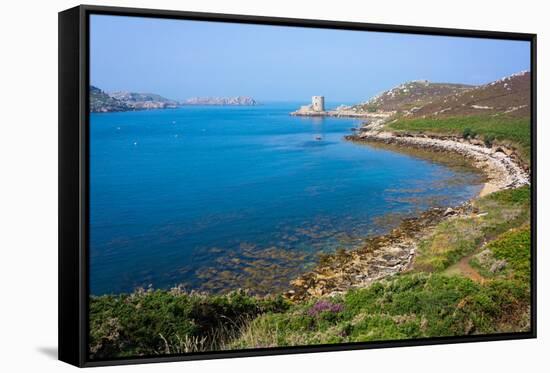 Cromwell's Castle, Isle of Tresco, Isles of Scilly, United Kingdom, Europe-Peter Groenendijk-Framed Stretched Canvas