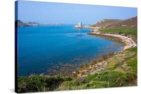 Cromwell's Castle, Isle of Tresco, Isles of Scilly, United Kingdom, Europe-Peter Groenendijk-Stretched Canvas