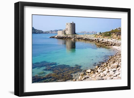 Cromwell's Castle, Isle of Tresco, Isles of Scilly, United Kingdom, Europe-Peter Groenendijk-Framed Photographic Print