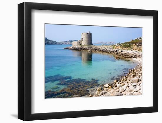 Cromwell's Castle, Isle of Tresco, Isles of Scilly, United Kingdom, Europe-Peter Groenendijk-Framed Premium Photographic Print