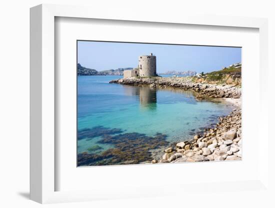 Cromwell's Castle, Isle of Tresco, Isles of Scilly, United Kingdom, Europe-Peter Groenendijk-Framed Photographic Print