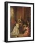 Cromwell's Family, Interceding for the Life of Charles I-William Fisk-Framed Giclee Print