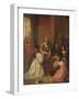 Cromwell's Family, Interceding for the Life of Charles I-William Fisk-Framed Giclee Print