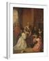 Cromwell's Family, Interceding for the Life of Charles I-William Fisk-Framed Giclee Print