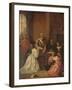 Cromwell's Family, Interceding for the Life of Charles I-William Fisk-Framed Giclee Print