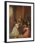 Cromwell's Family, Interceding for the Life of Charles I-William Fisk-Framed Giclee Print