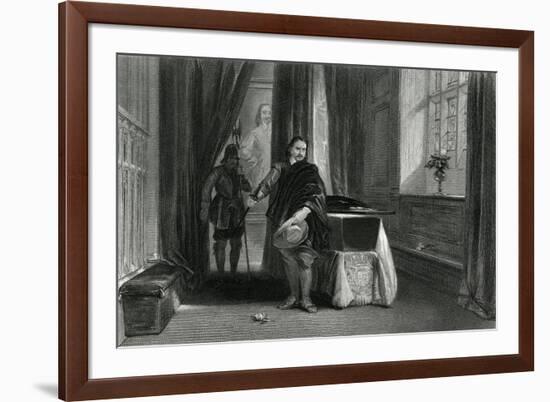 Cromwell Sees C I's Body-G. Cattermole-Framed Premium Giclee Print