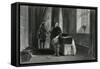 Cromwell Sees C I's Body-G. Cattermole-Framed Stretched Canvas