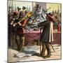 Cromwell Turns Out Parliament, 17th Century-null-Mounted Giclee Print